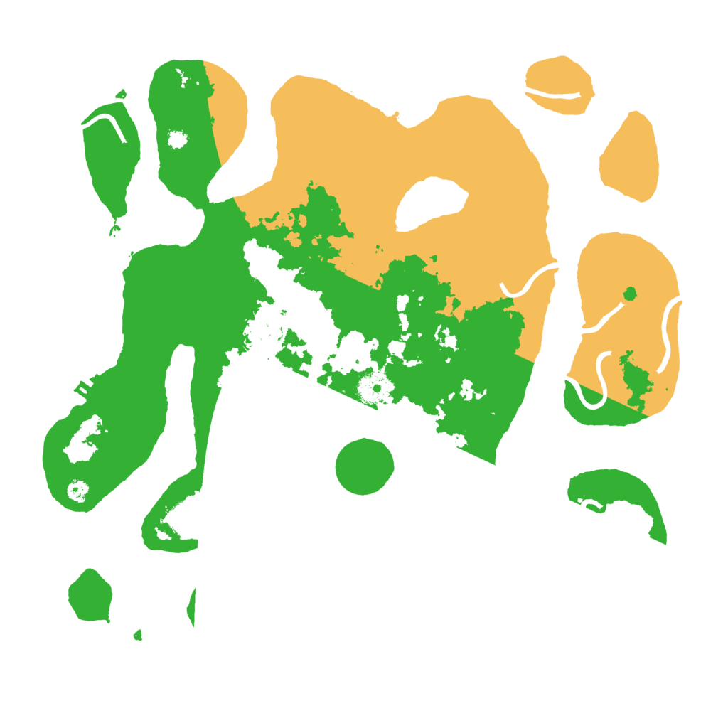 Biome Rust Map: Procedural Map, Size: 3500, Seed: 5985745