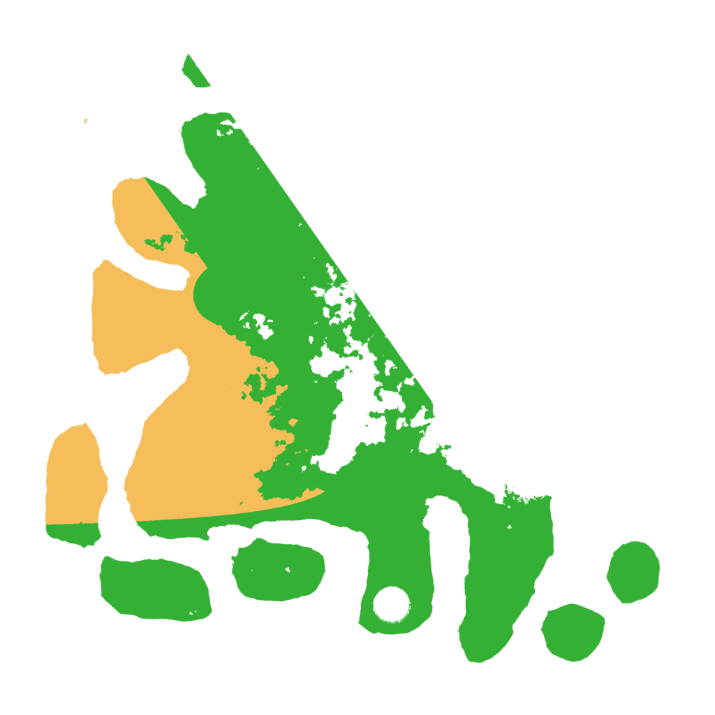 Biome Rust Map: Barren, Size: 3500, Seed: 710812