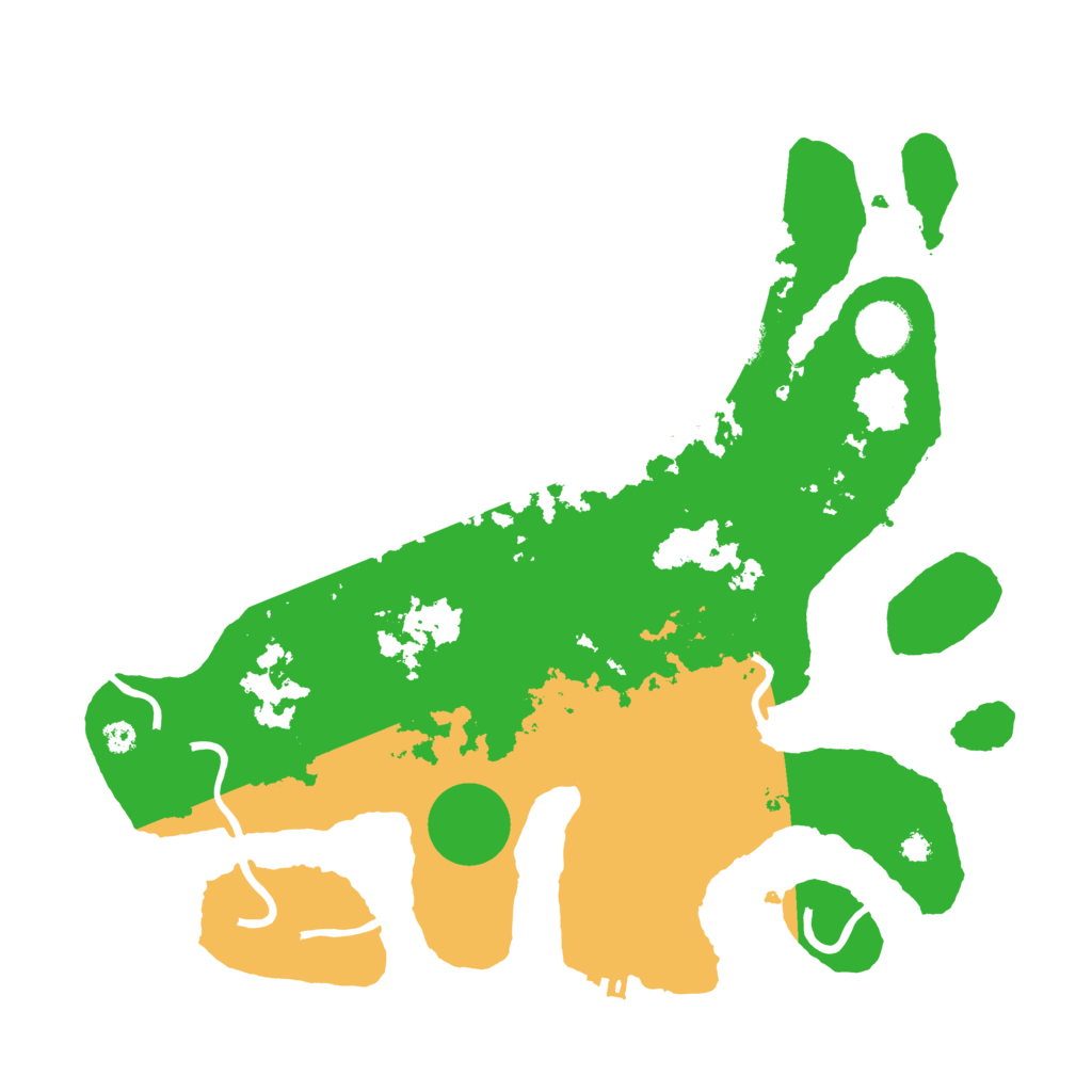 Biome Rust Map: Procedural Map, Size: 3500, Seed: 440243