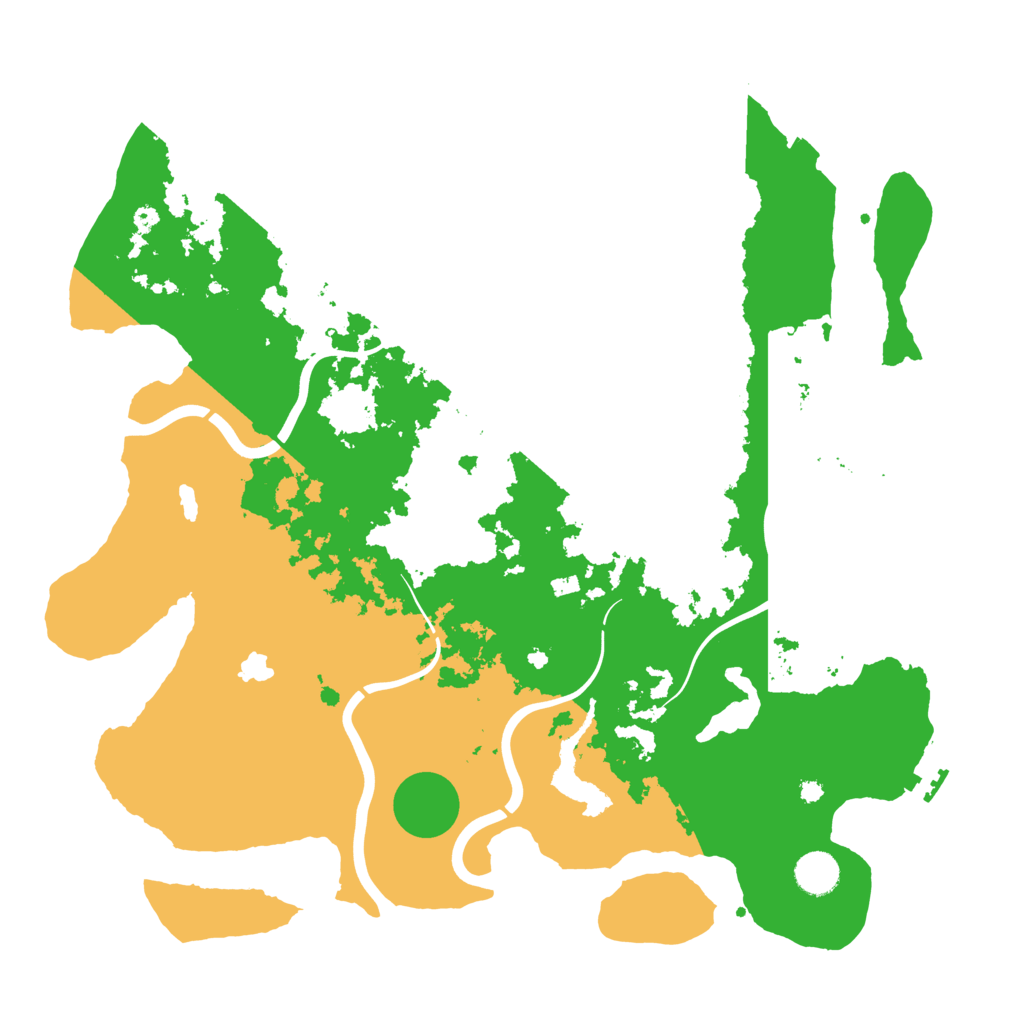 Biome Rust Map: Procedural Map, Size: 4100, Seed: 90438295