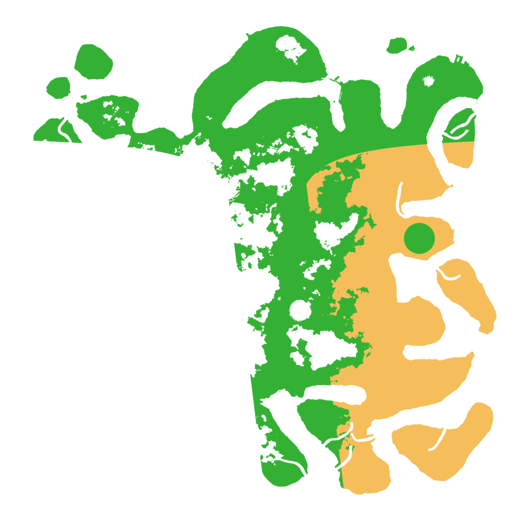 Biome Rust Map: Procedural Map, Size: 4500, Seed: 1489620