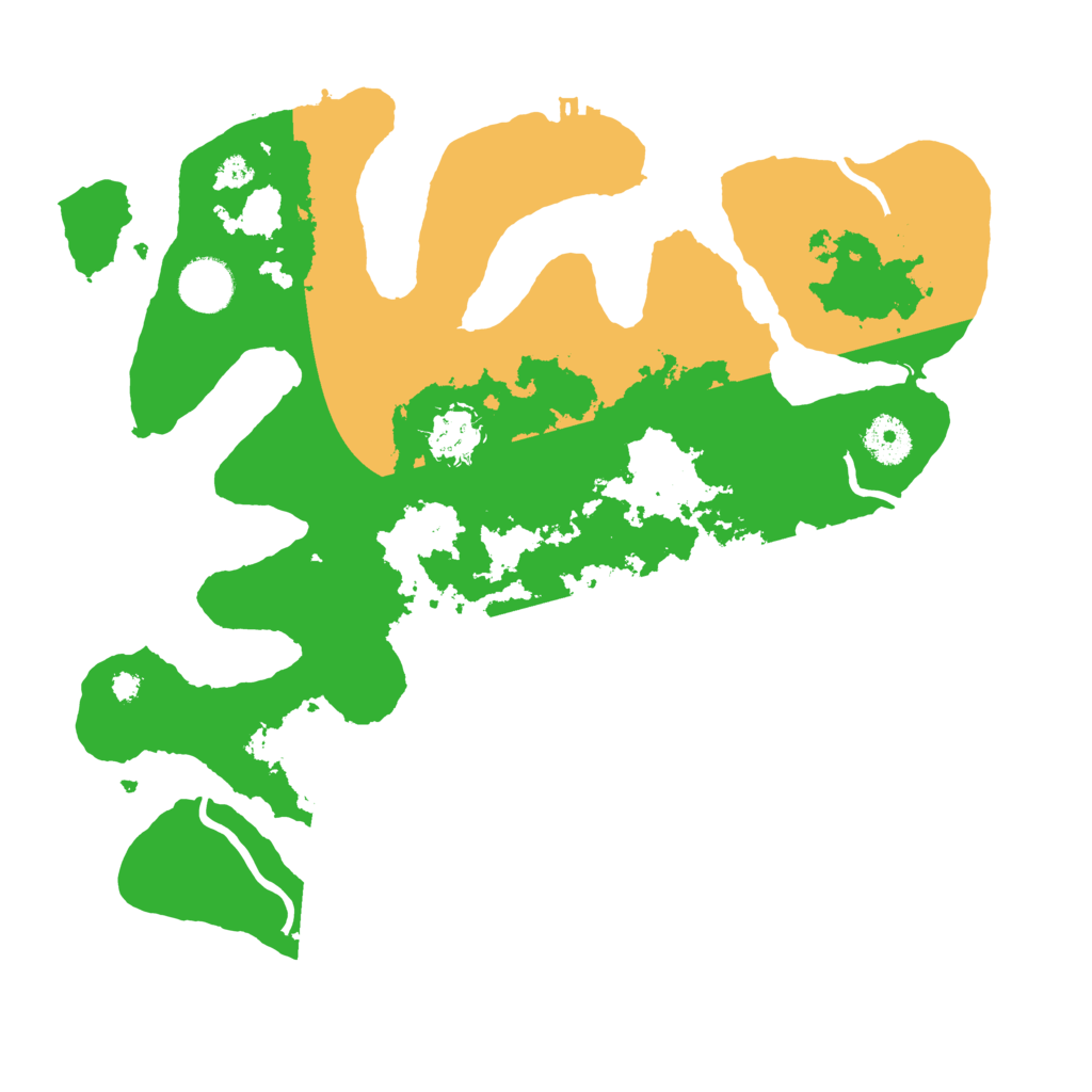 Biome Rust Map: Procedural Map, Size: 3500, Seed: 1629065