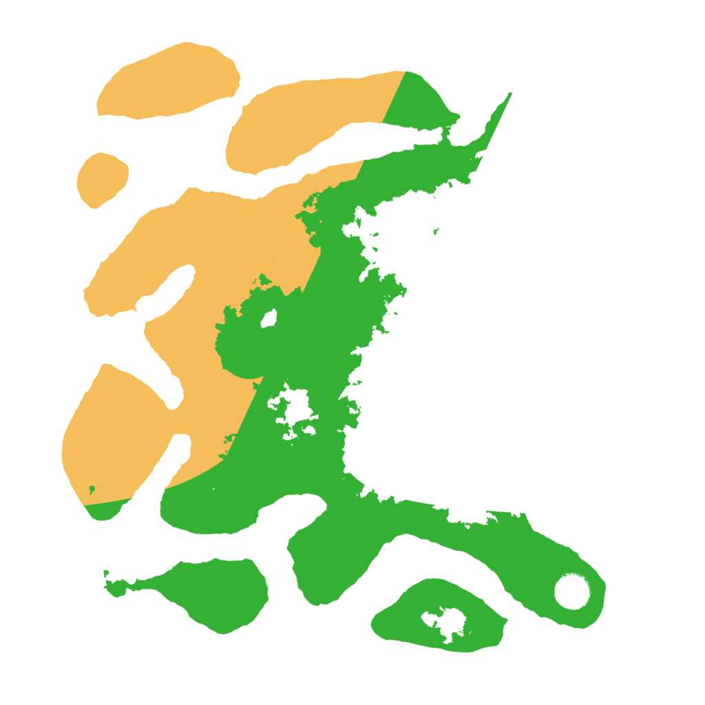 Biome Rust Map: Barren, Size: 3500, Seed: 1708538