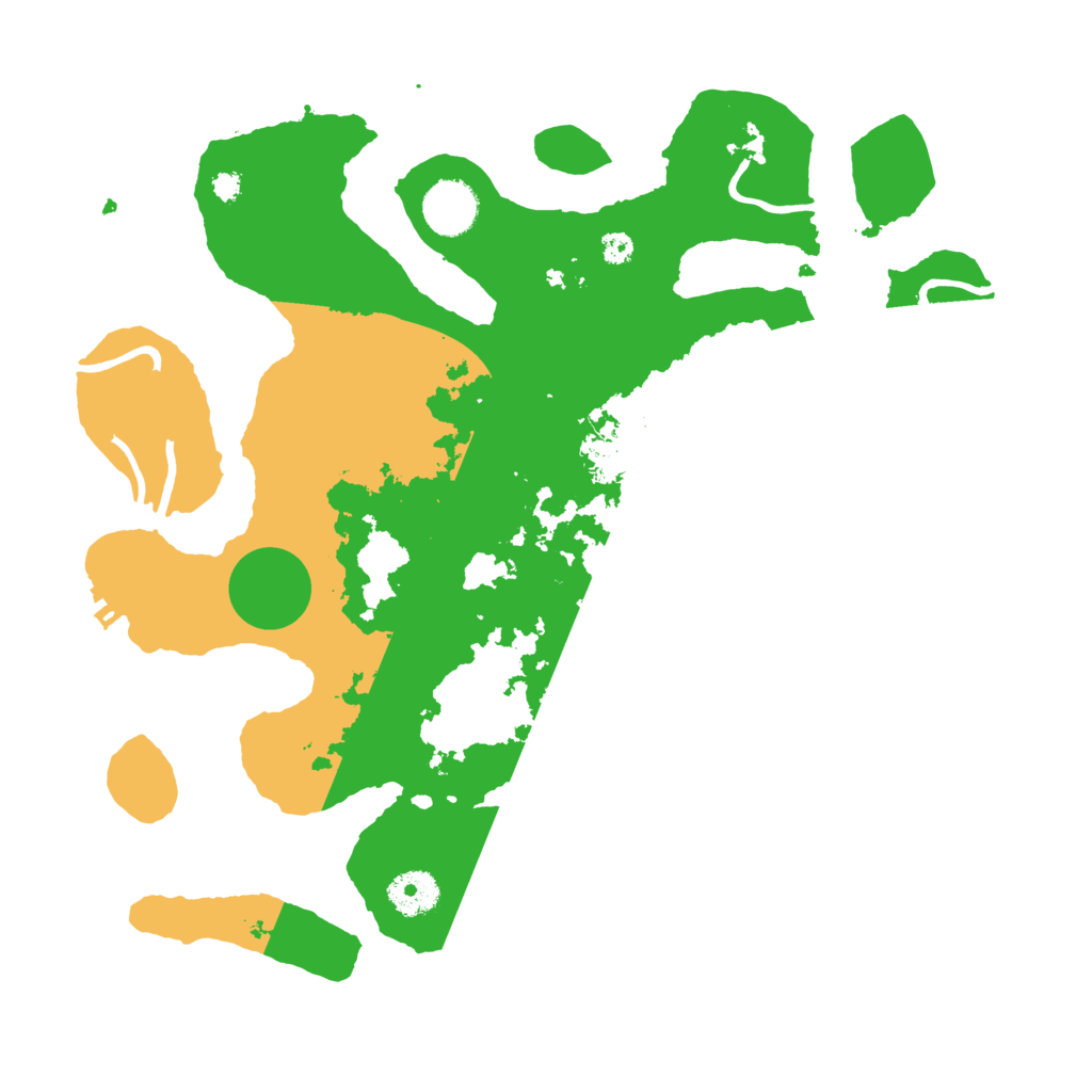 Biome Rust Map: Procedural Map, Size: 3500, Seed: 1951970