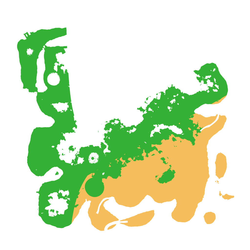 Biome Rust Map: Procedural Map, Size: 3500, Seed: 3484867