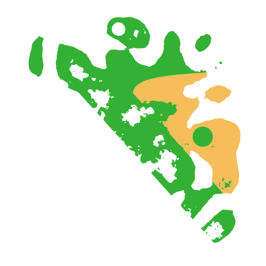 Biome Rust Map: Barren, Size: 3500, Seed: 5532561