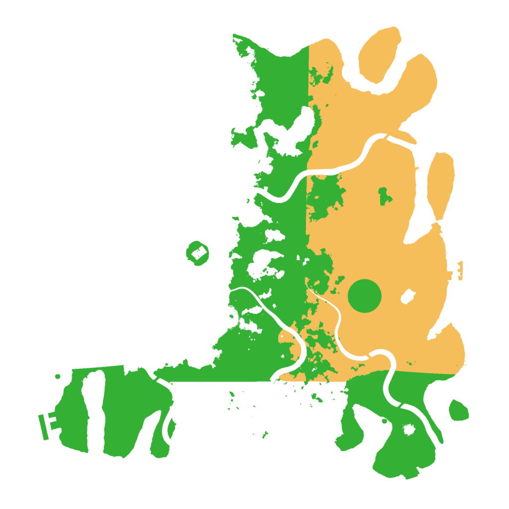 Biome Rust Map: Procedural Map, Size: 4000, Seed: 4113046