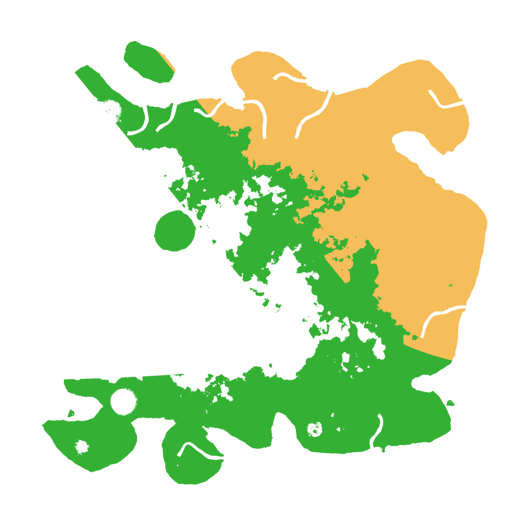 Biome Rust Map: Procedural Map, Size: 3500, Seed: 3835322