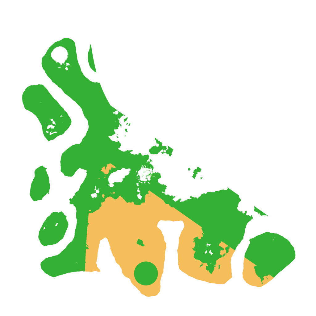 Biome Rust Map: Barren, Size: 3500, Seed: 2248836