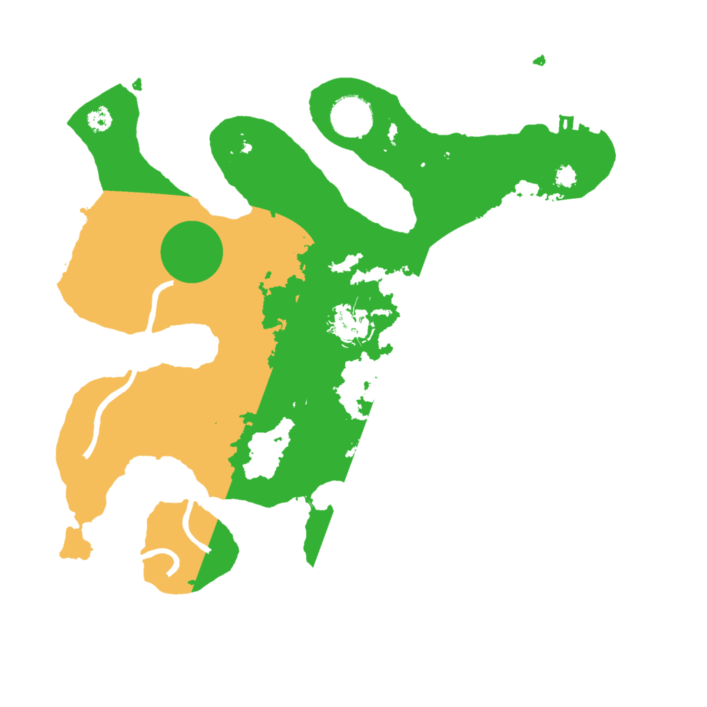 Biome Rust Map: Procedural Map, Size: 3000, Seed: 6713