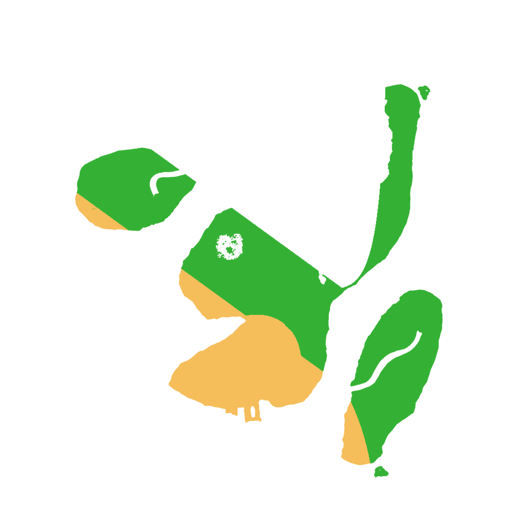 Biome Rust Map: Procedural Map, Size: 2000, Seed: 974784