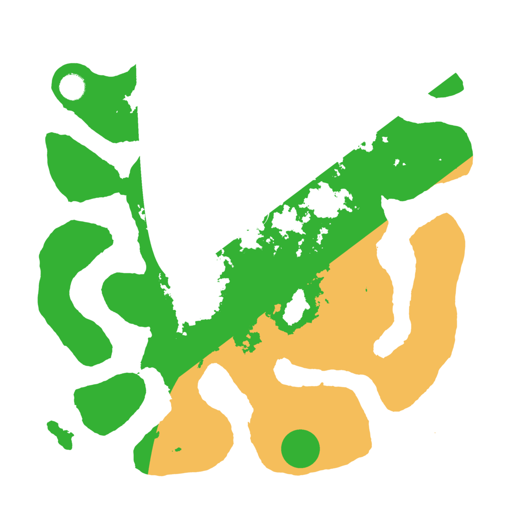 Biome Rust Map: Barren, Size: 3500, Seed: 2927503