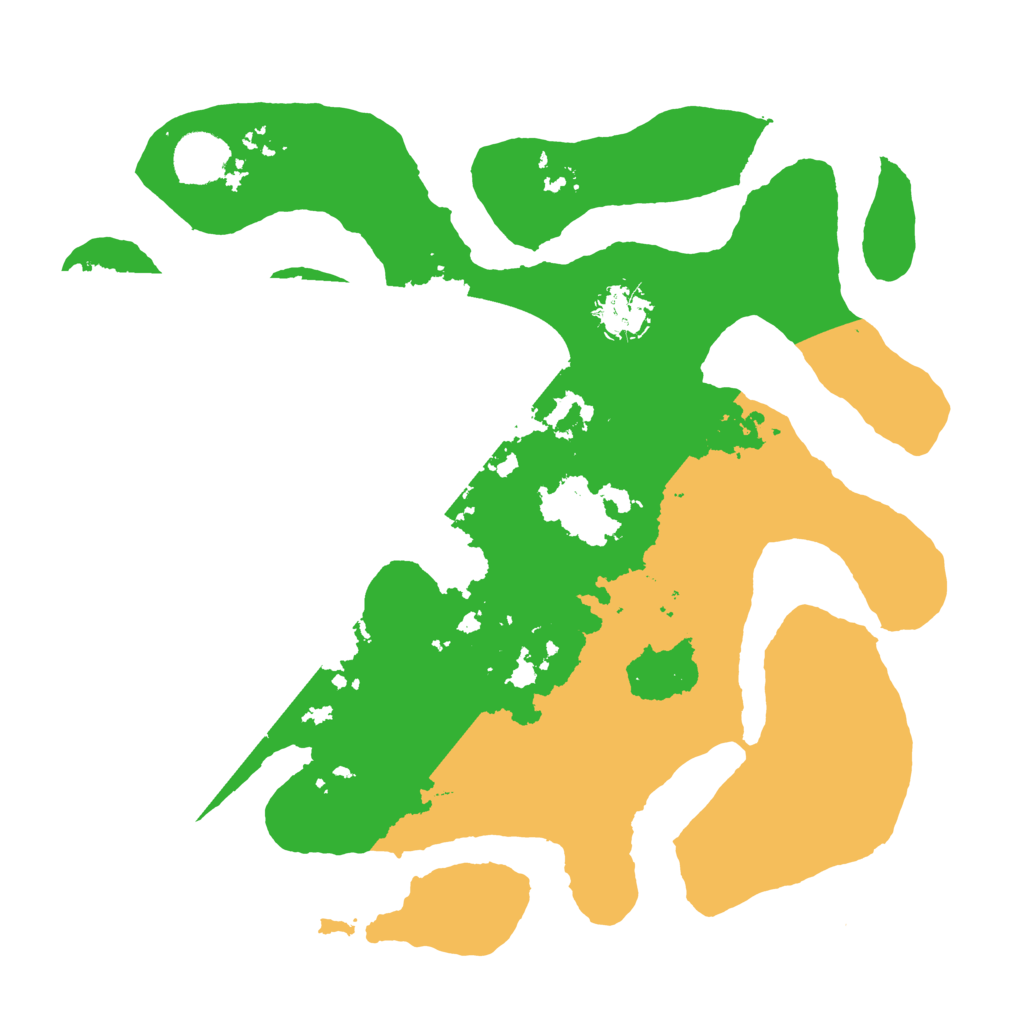 Biome Rust Map: Barren, Size: 3500, Seed: 1867840