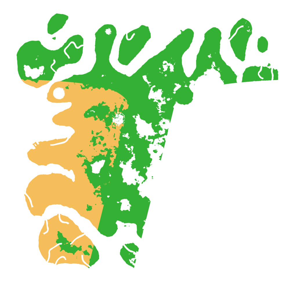 Biome Rust Map: Procedural Map, Size: 4500, Seed: 2927624