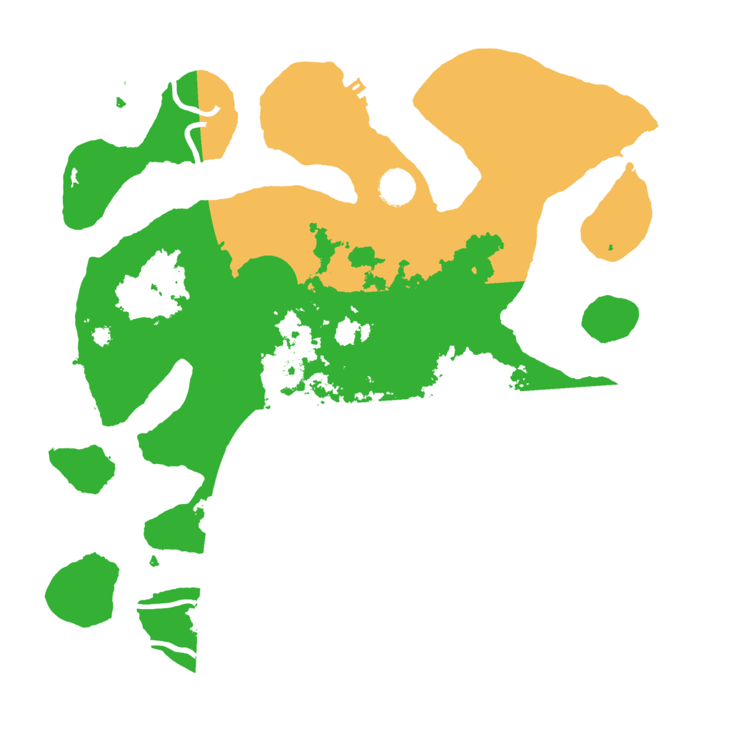 Biome Rust Map: Procedural Map, Size: 3500, Seed: 2966219