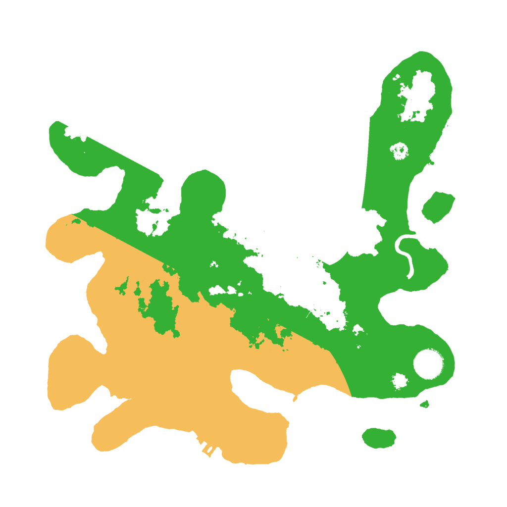 Biome Rust Map: Procedural Map, Size: 3000, Seed: 444