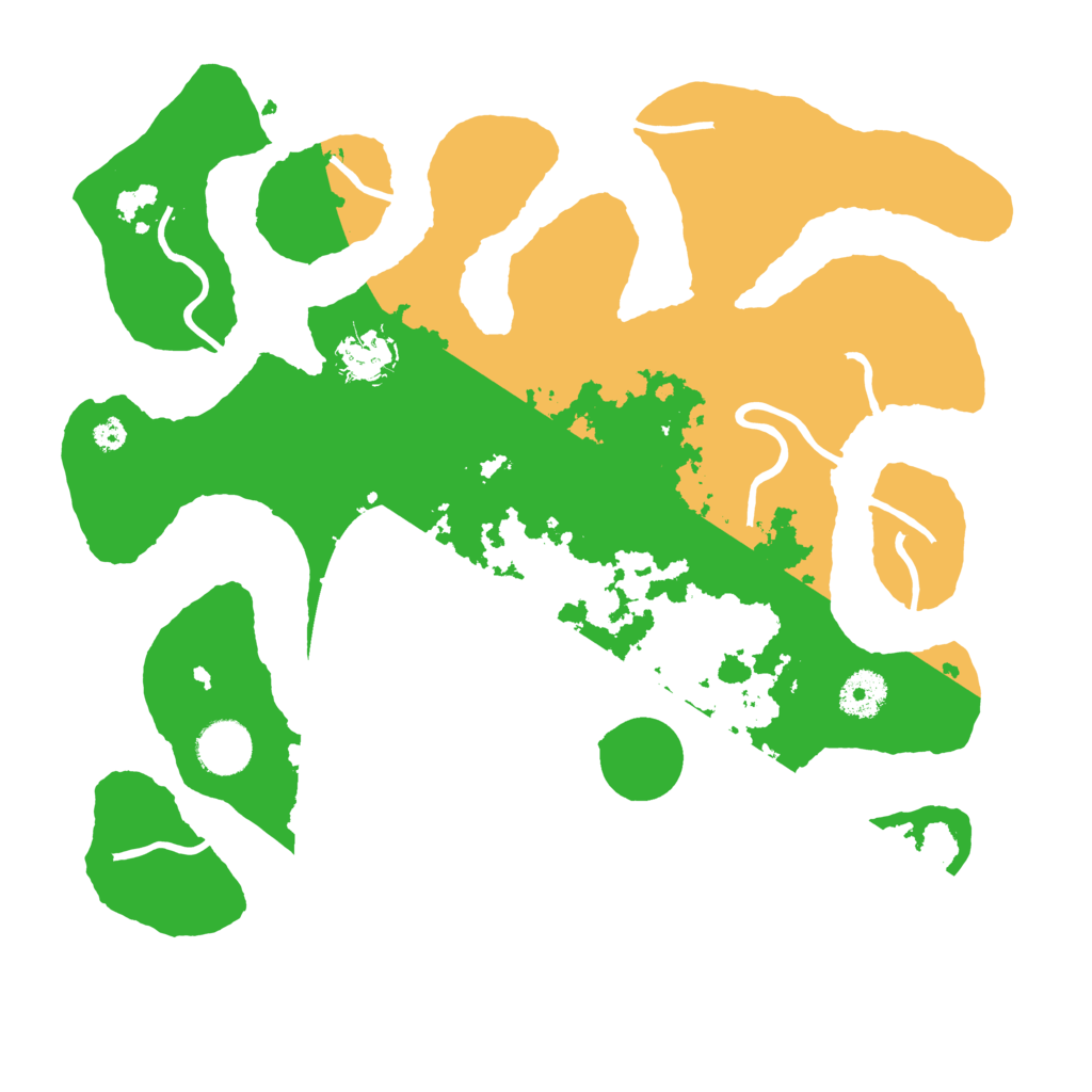 Biome Rust Map: Procedural Map, Size: 3500, Seed: 4871462