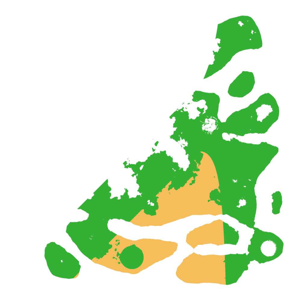 Biome Rust Map: Barren, Size: 3500, Seed: 3401183