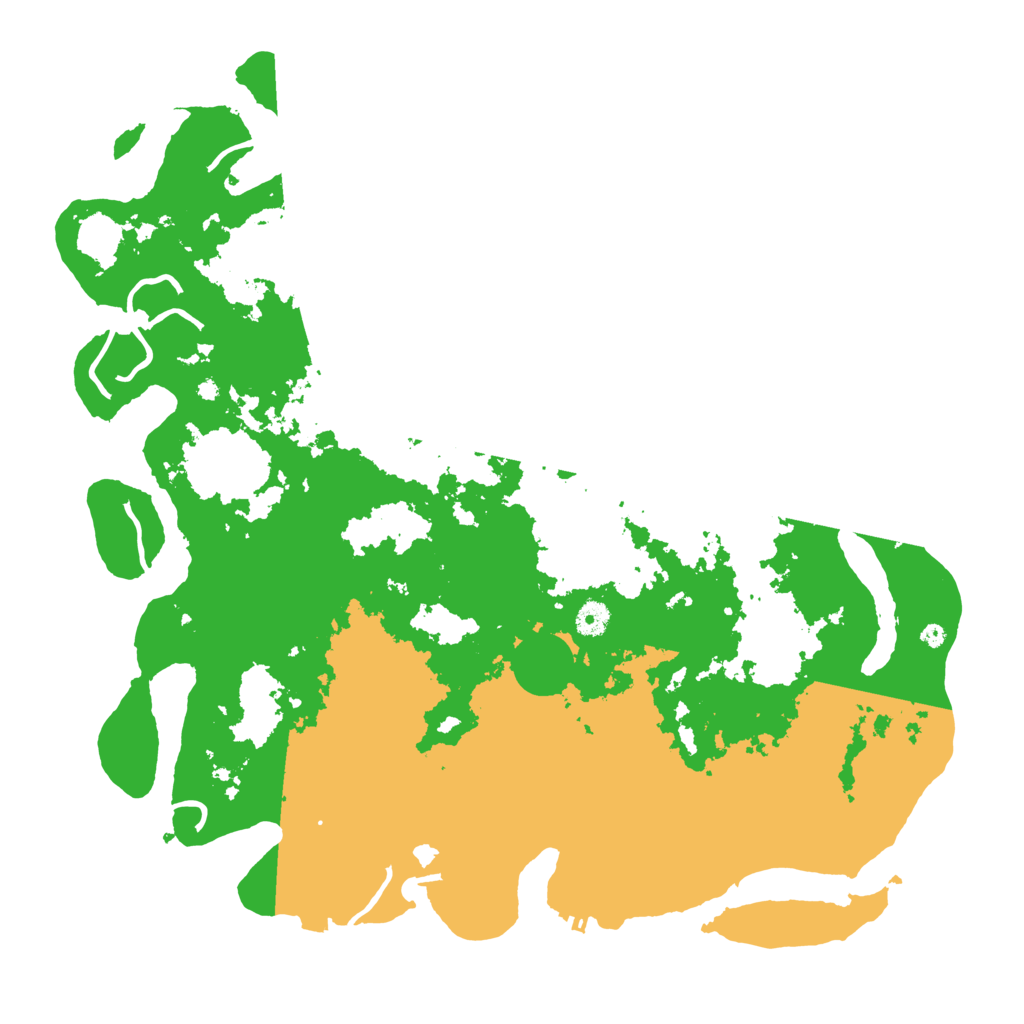 Biome Rust Map: Procedural Map, Size: 4500, Seed: 4672347