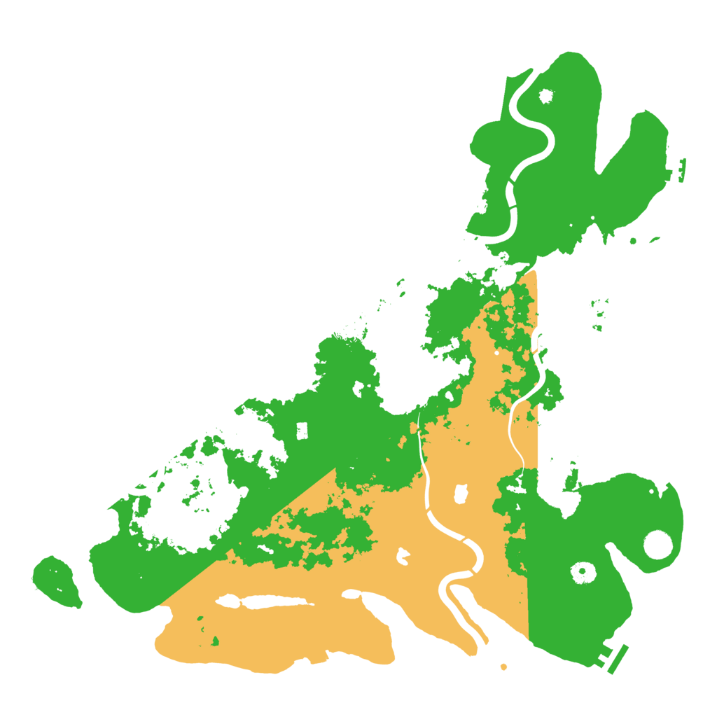 Biome Rust Map: Procedural Map, Size: 4500, Seed: 707556
