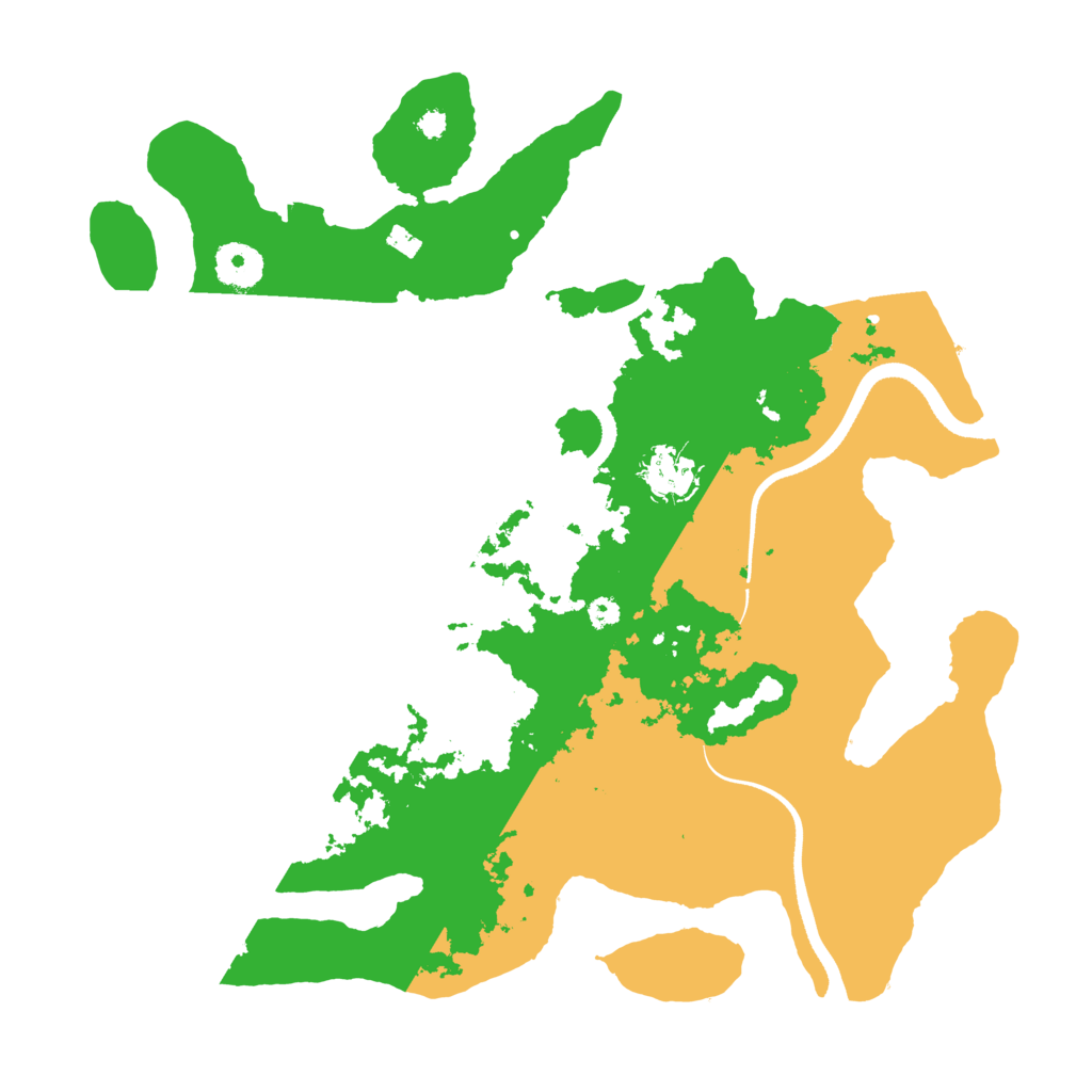 Biome Rust Map: Procedural Map, Size: 3500, Seed: 6403180