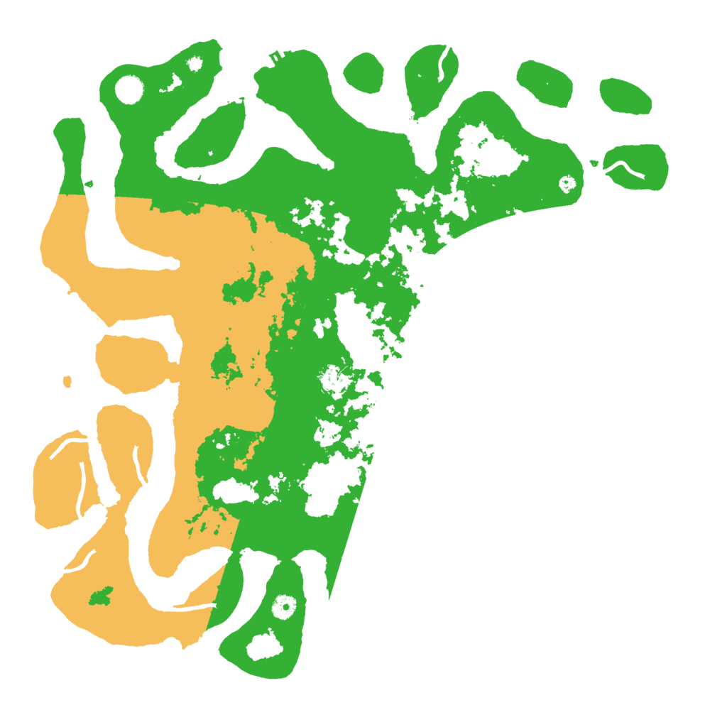 Biome Rust Map: Procedural Map, Size: 4500, Seed: 2880790