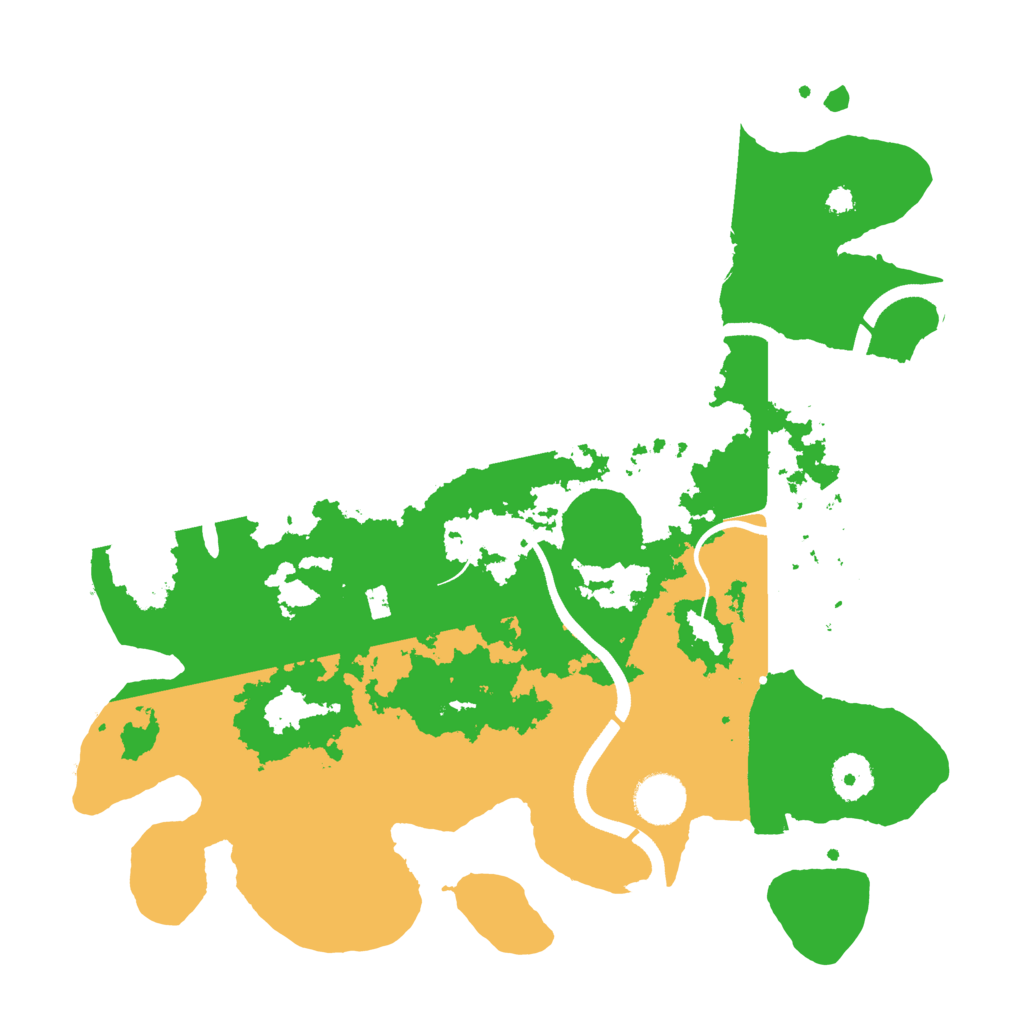 Biome Rust Map: Procedural Map, Size: 3500, Seed: 2209035