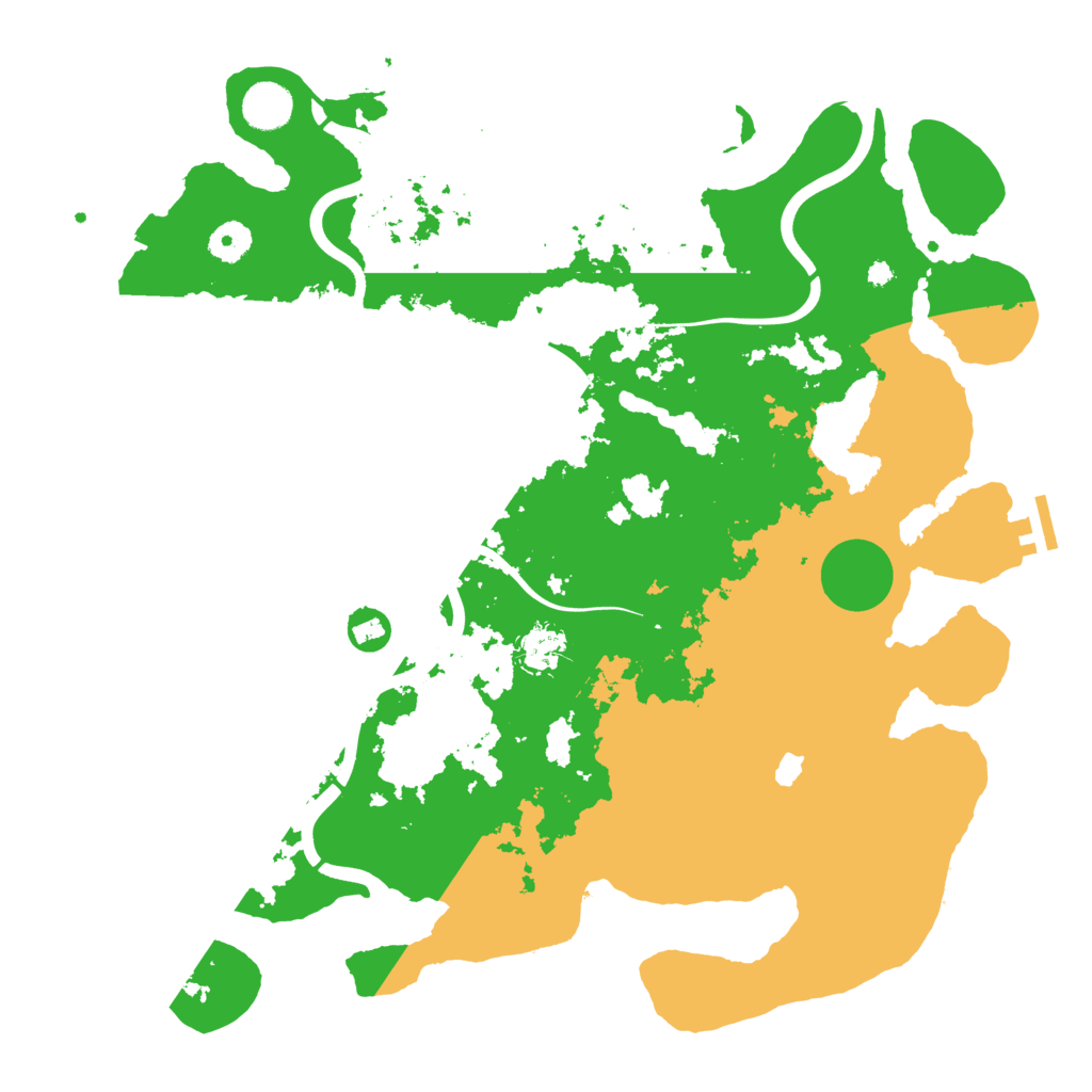 Biome Rust Map: Procedural Map, Size: 4000, Seed: 1307681