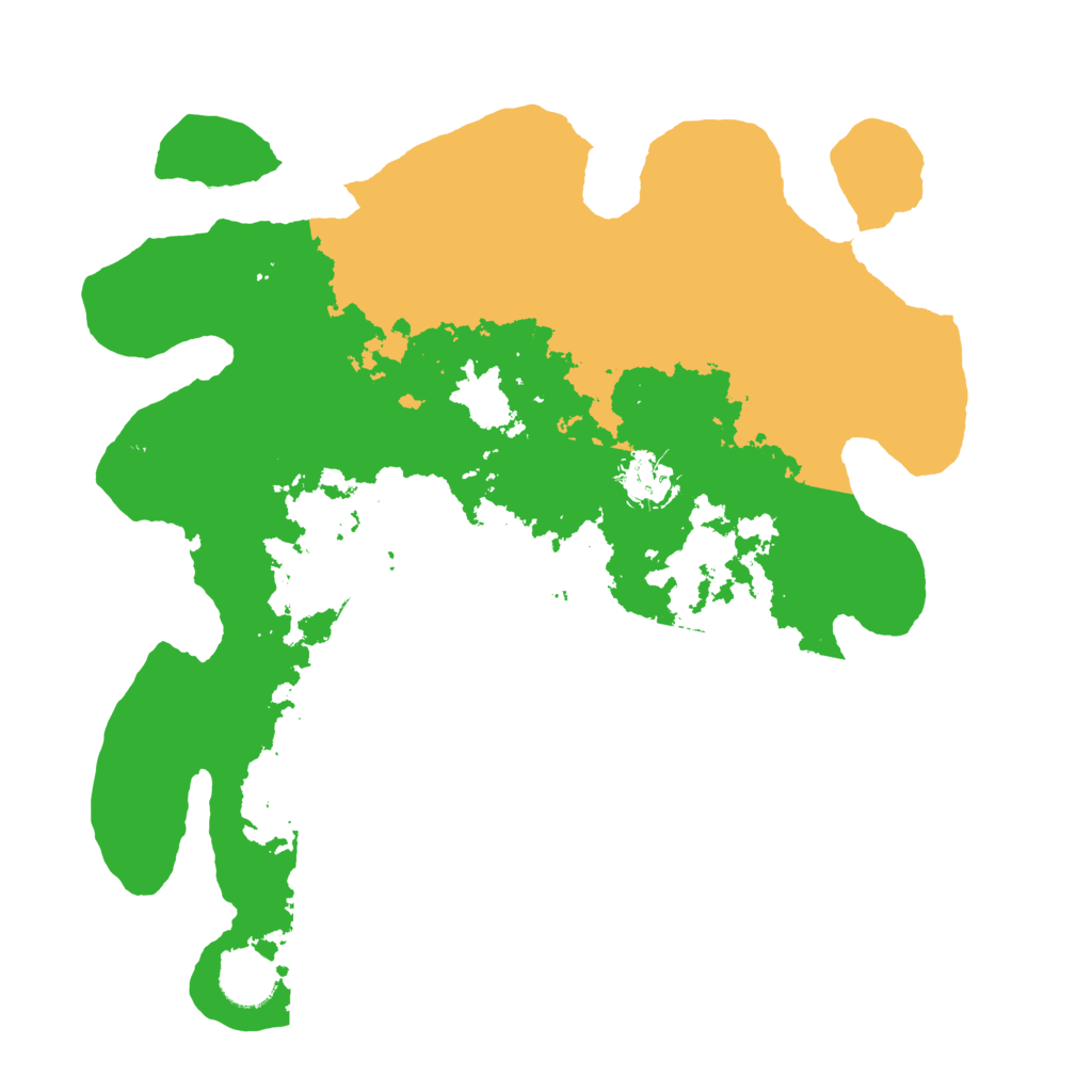 Biome Rust Map: Barren, Size: 3500, Seed: 1414896