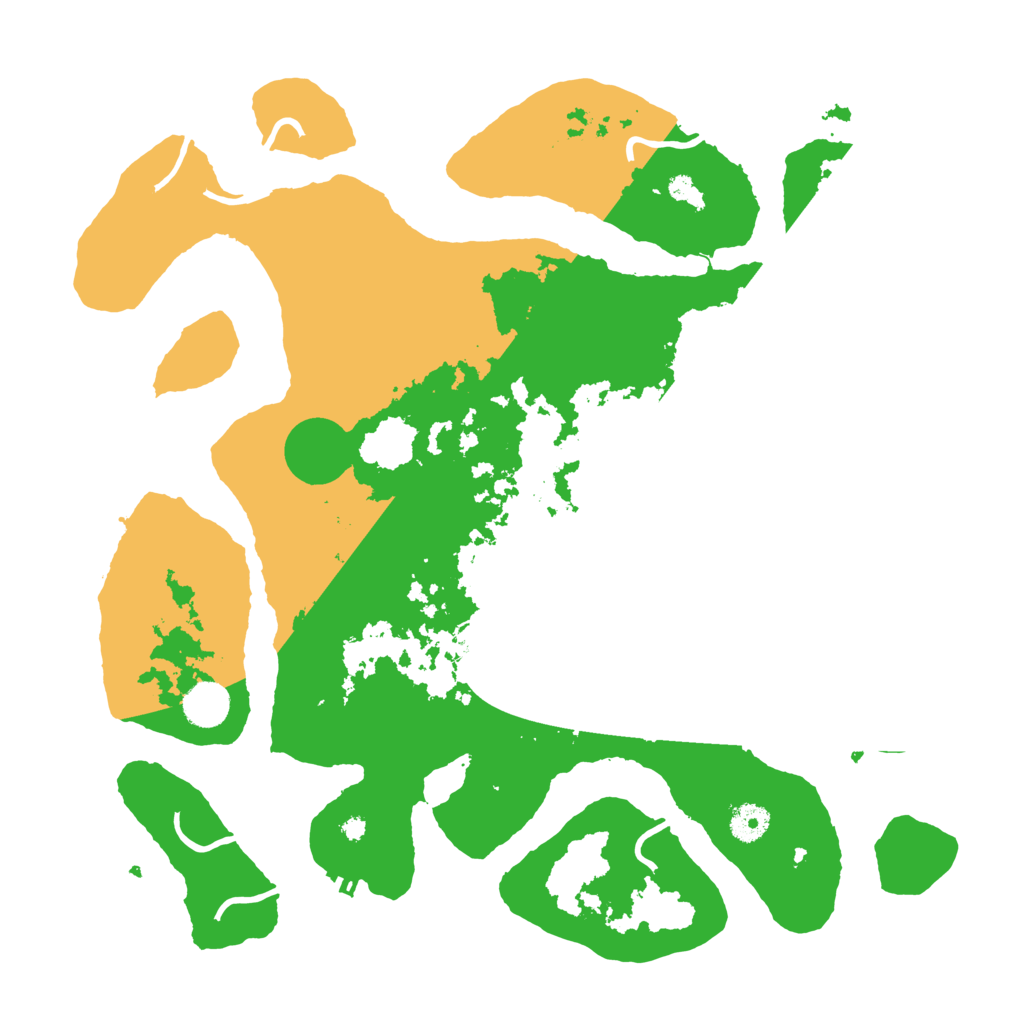 Biome Rust Map: Procedural Map, Size: 4050, Seed: 488709098