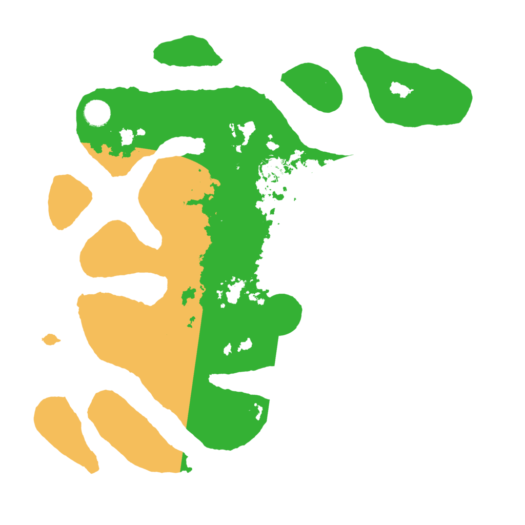 Biome Rust Map: Barren, Size: 3500, Seed: 5876618