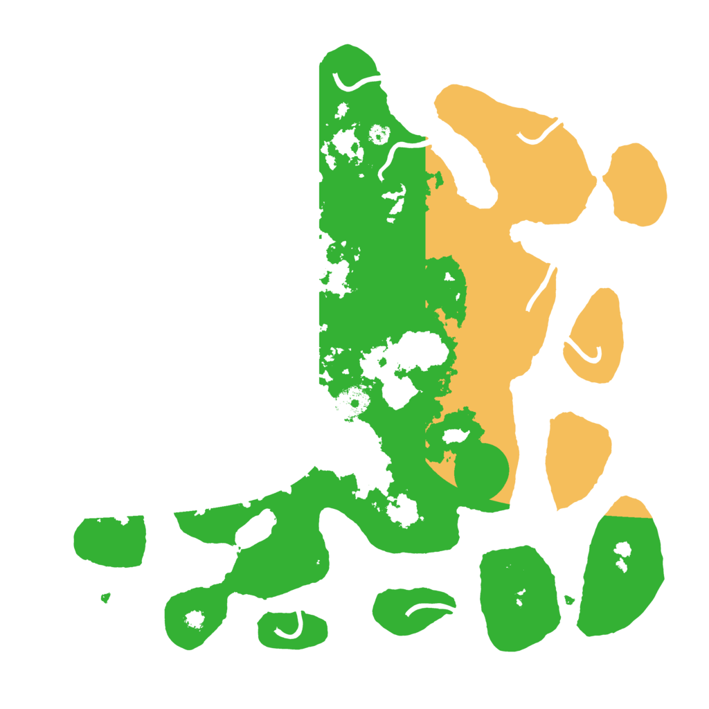 Biome Rust Map: Procedural Map, Size: 3500, Seed: 1663278