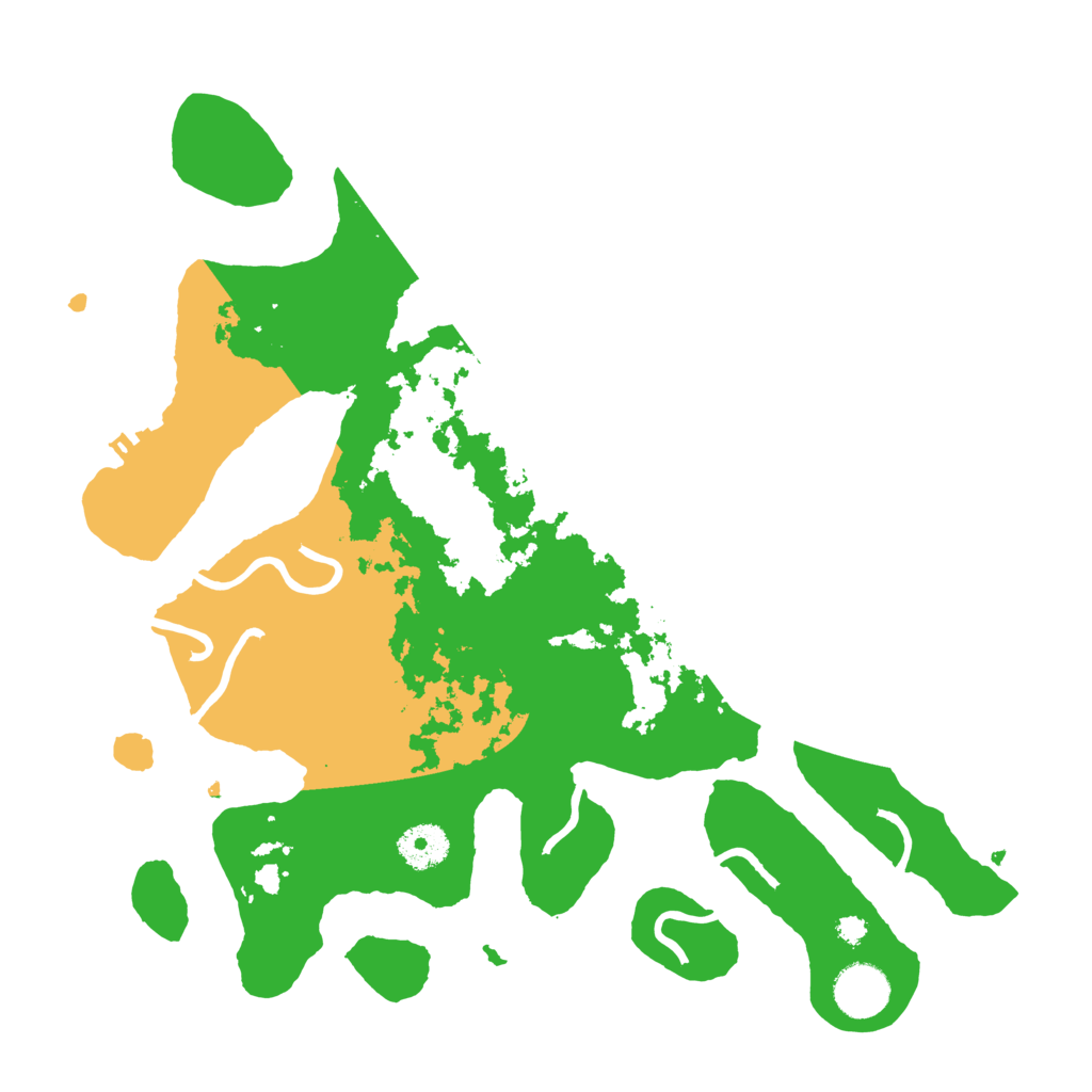 Biome Rust Map: Procedural Map, Size: 3500, Seed: 3476221