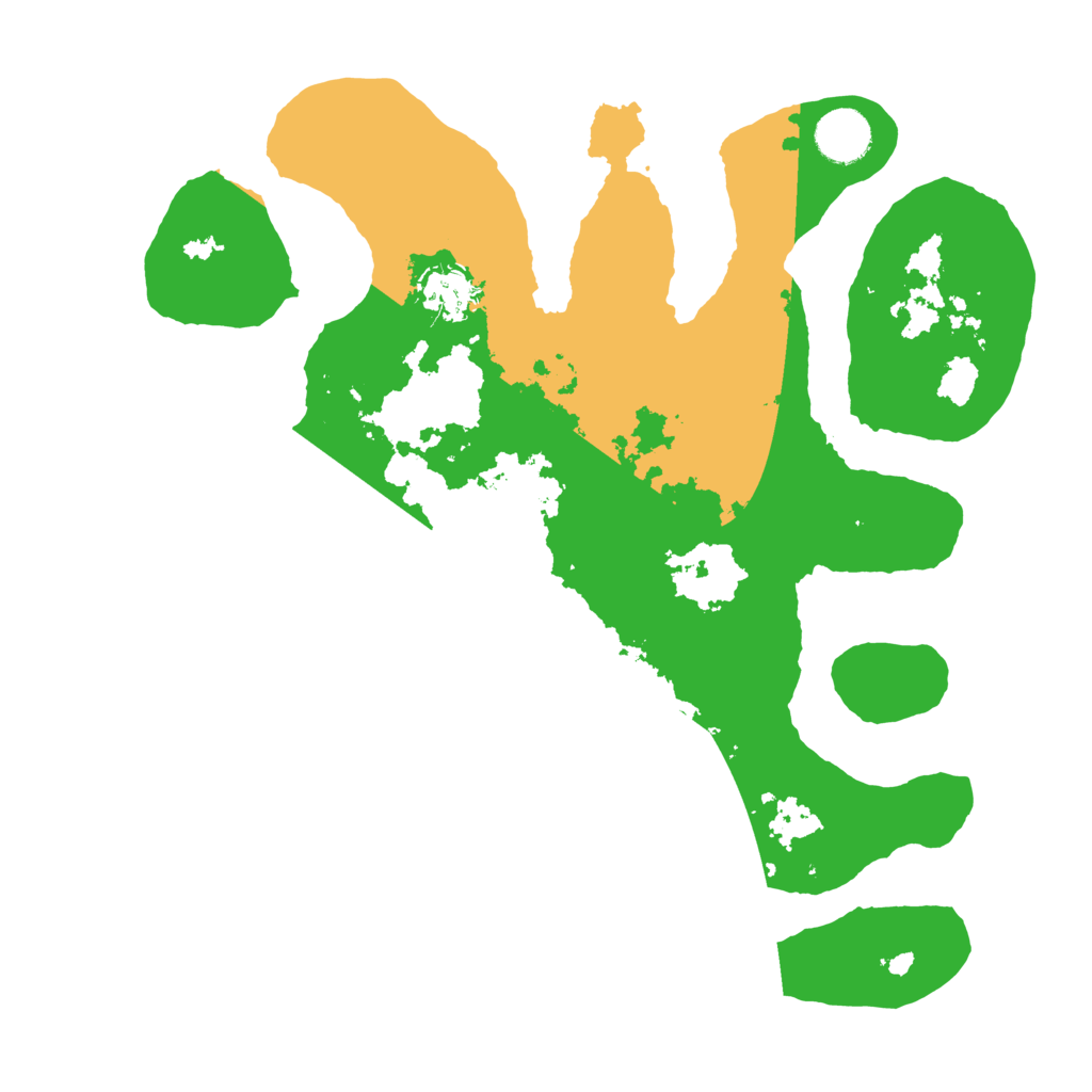 Biome Rust Map: Barren, Size: 3500, Seed: 1579983