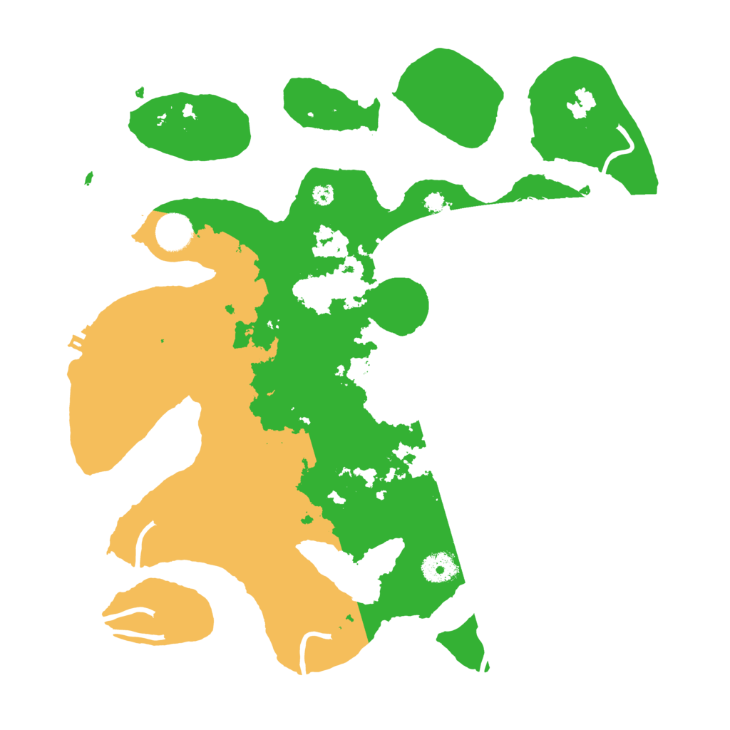 Biome Rust Map: Procedural Map, Size: 3500, Seed: 5709283