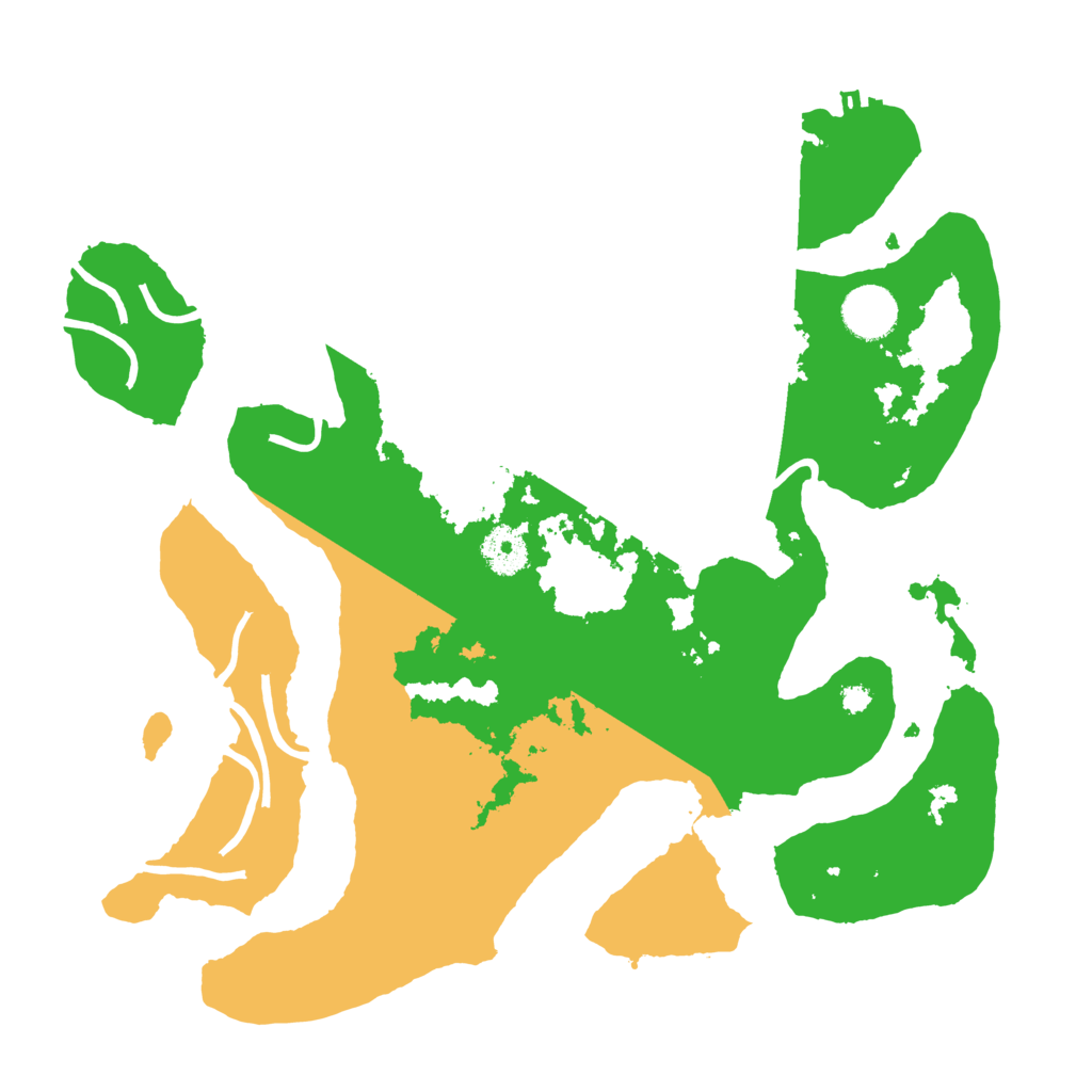 Biome Rust Map: Procedural Map, Size: 3500, Seed: 3160210