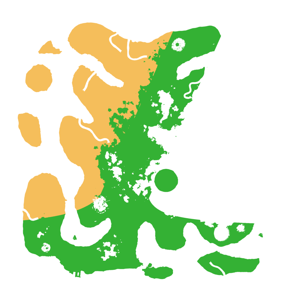 Biome Rust Map: Procedural Map, Size: 3500, Seed: 1417849