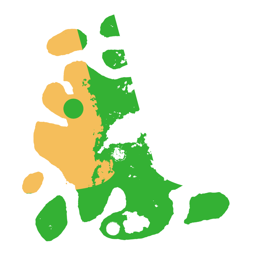 Biome Rust Map: Barren, Size: 3500, Seed: 183151