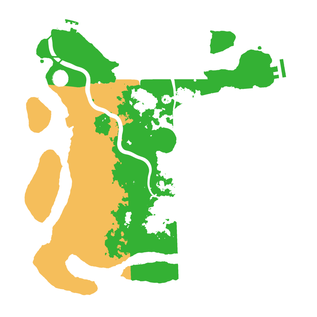 Biome Rust Map: Procedural Map, Size: 3500, Seed: 5445891