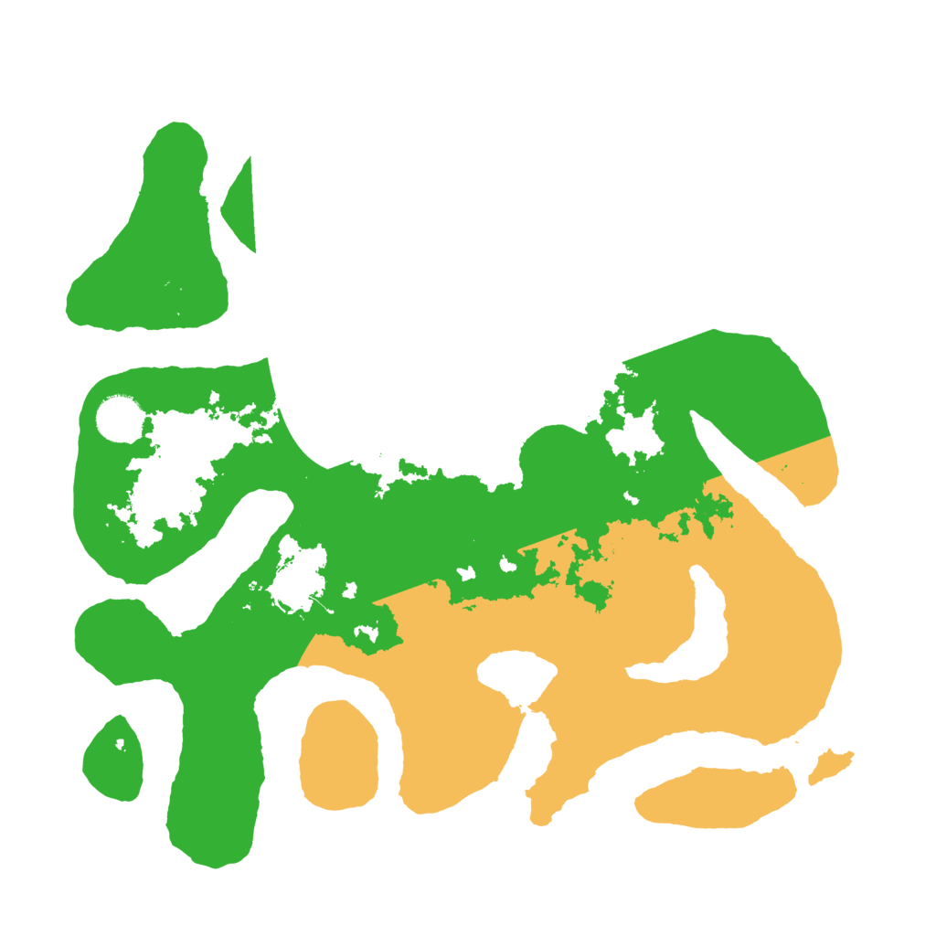 Biome Rust Map: Barren, Size: 3500, Seed: 3257925