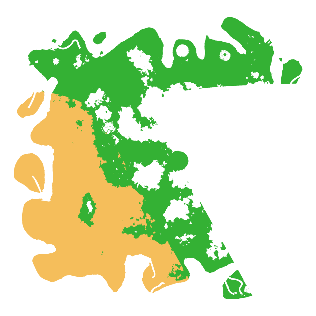 Biome Rust Map: Procedural Map, Size: 4500, Seed: 2262889