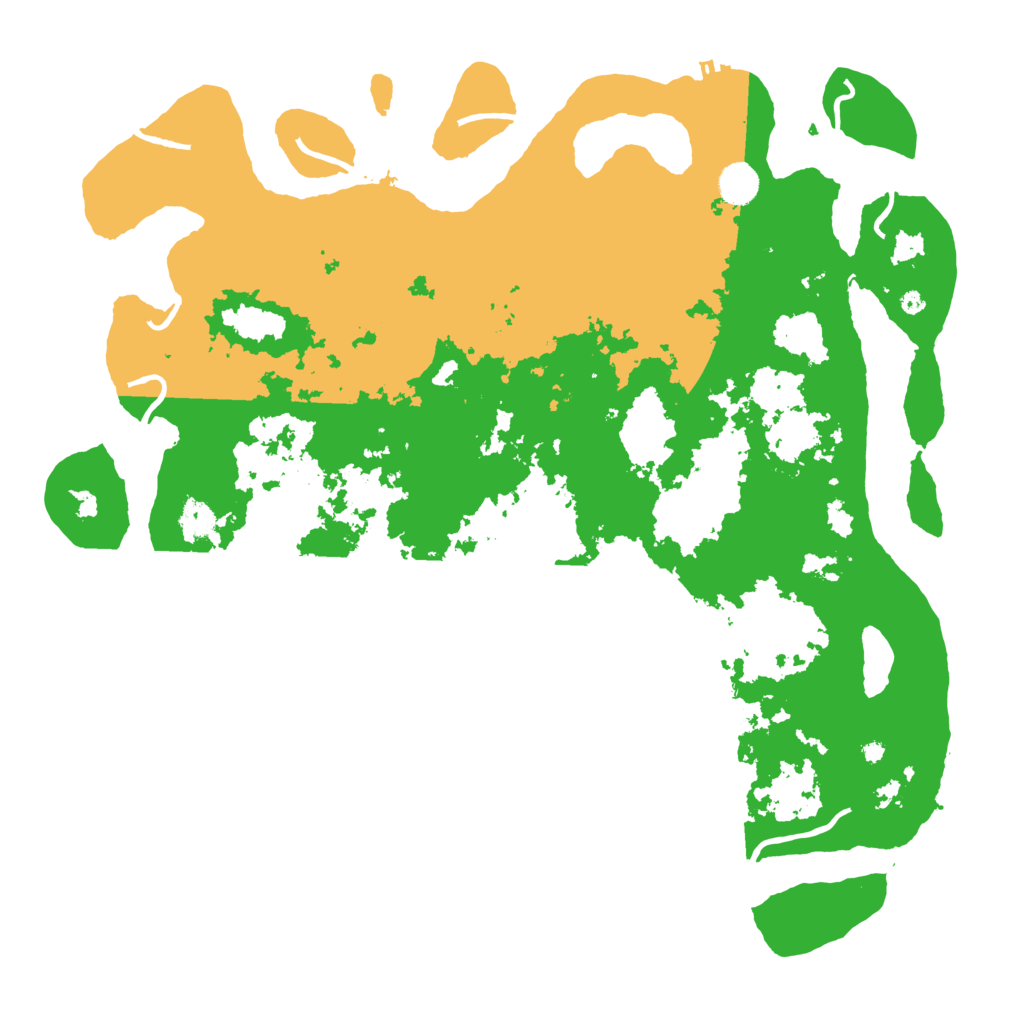 Biome Rust Map: Procedural Map, Size: 4500, Seed: 145994