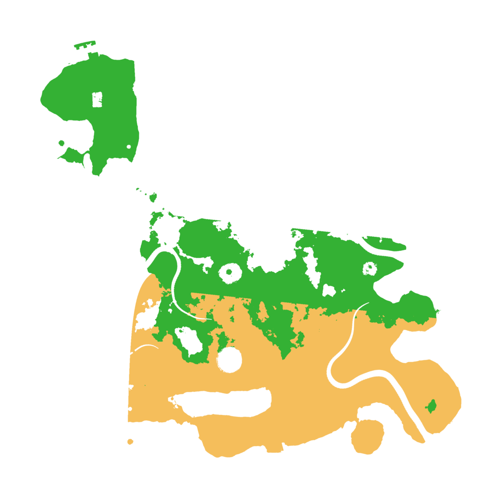 Biome Rust Map: Procedural Map, Size: 3500, Seed: 6004676