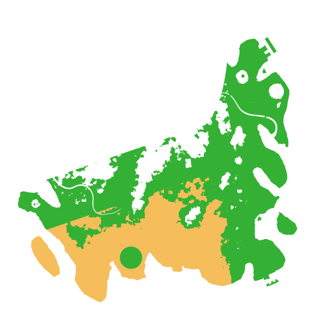 Biome Rust Map: Procedural Map, Size: 3750, Seed: 690412