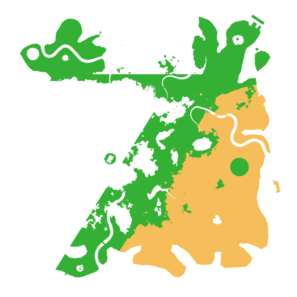 Biome Rust Map: Procedural Map, Size: 4250, Seed: 95703