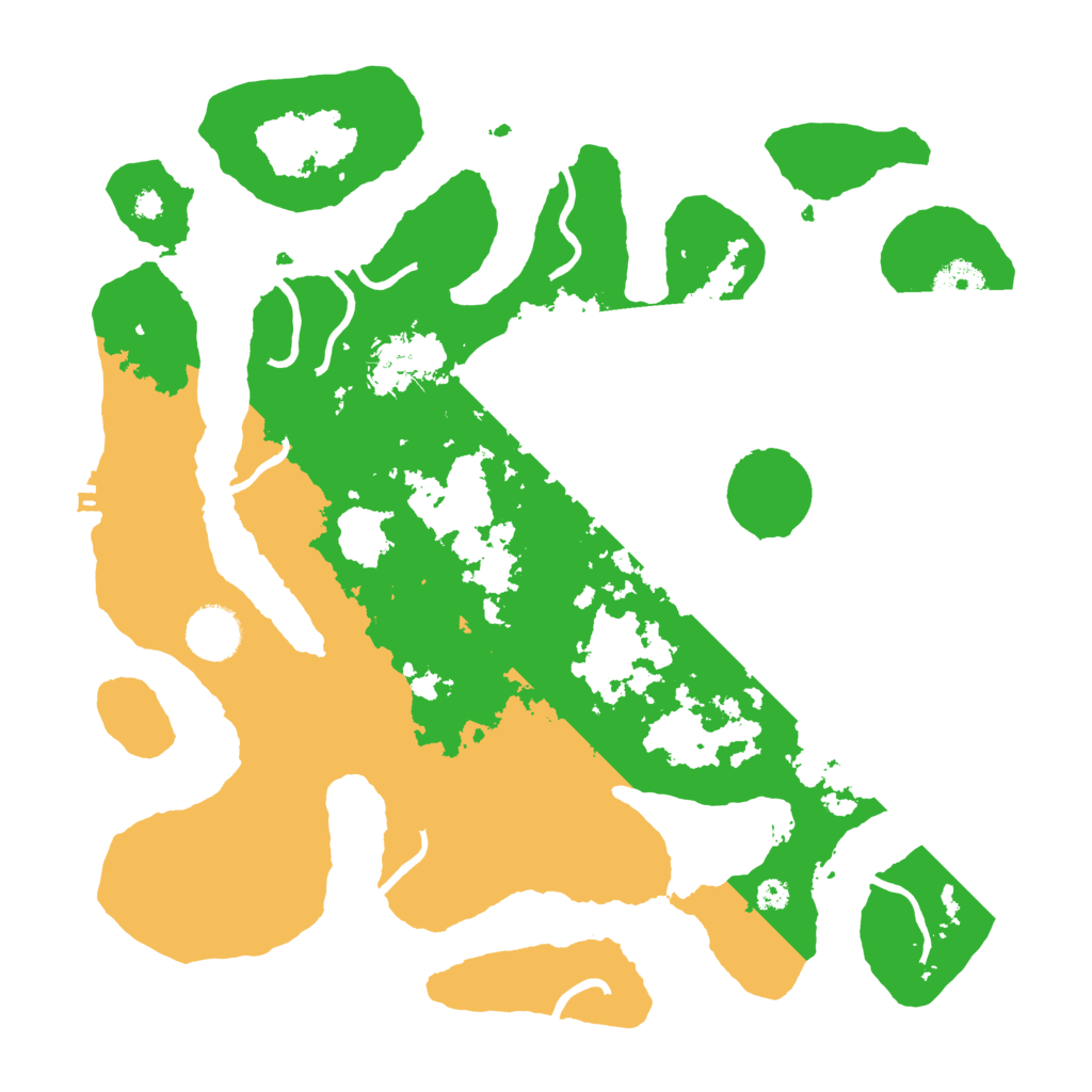 Biome Rust Map: Procedural Map, Size: 3500, Seed: 395393