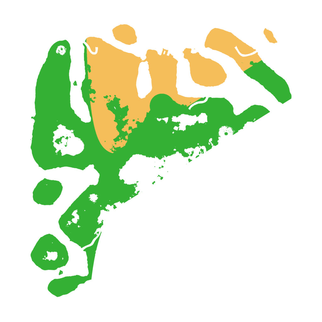 Biome Rust Map: Procedural Map, Size: 3500, Seed: 3283699