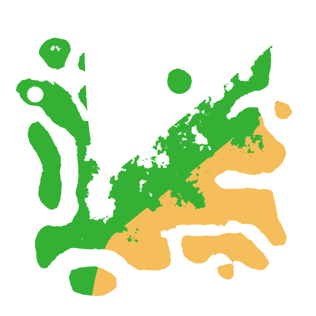 Biome Rust Map: Barren, Size: 3500, Seed: 5013714