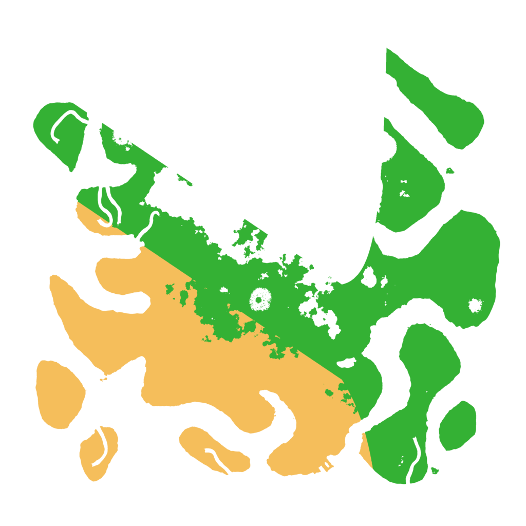 Biome Rust Map: Procedural Map, Size: 3500, Seed: 635489