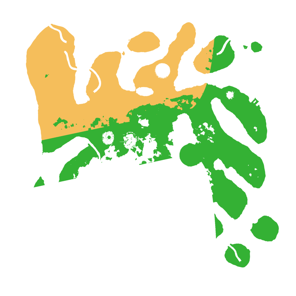 Biome Rust Map: Procedural Map, Size: 3500, Seed: 4325561